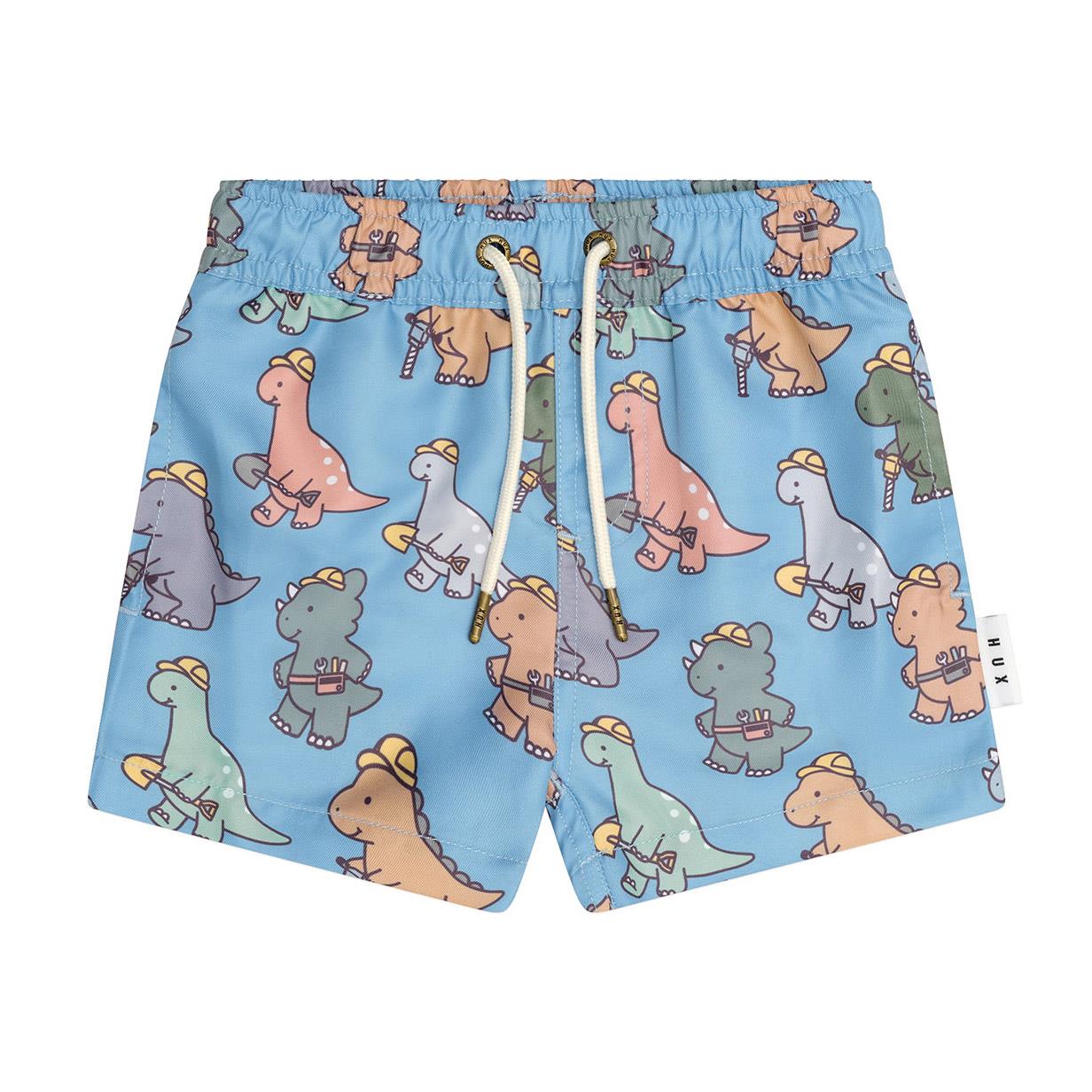 Huxbaby Construction Dinos Swim Short